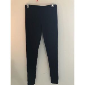 plain black leggings